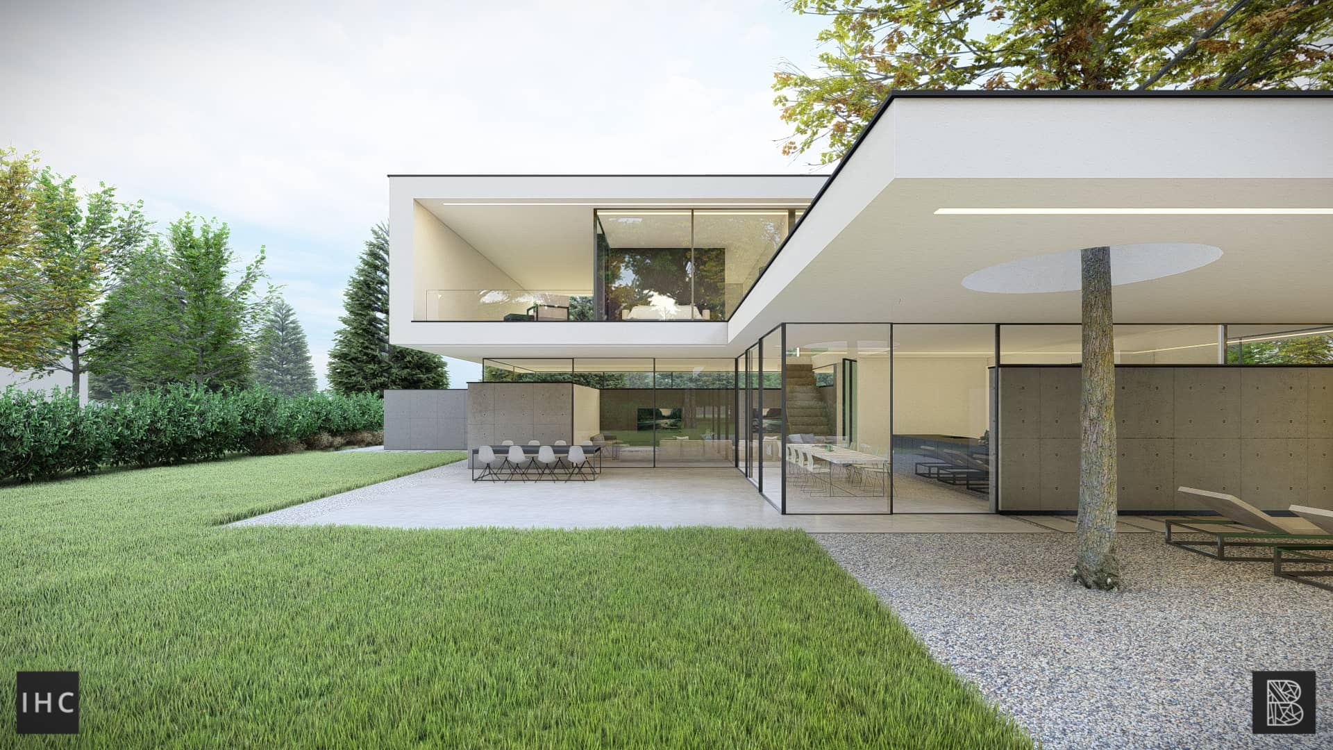 betonwoning villa door Architect nabij breda
