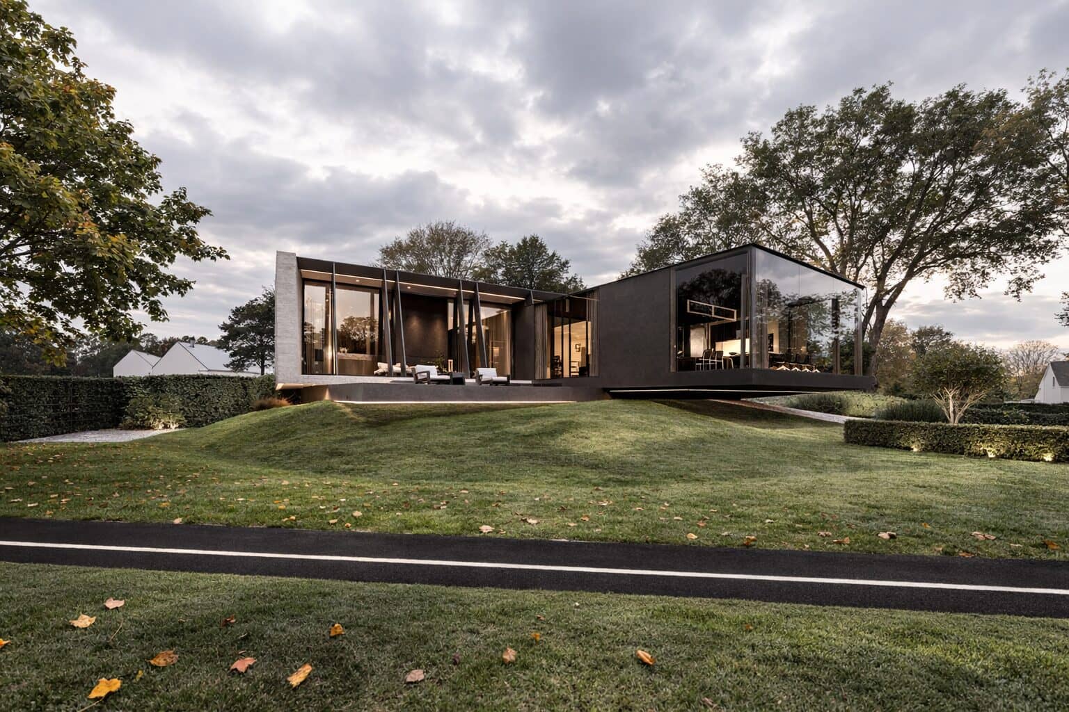 architect moderne woning tuin