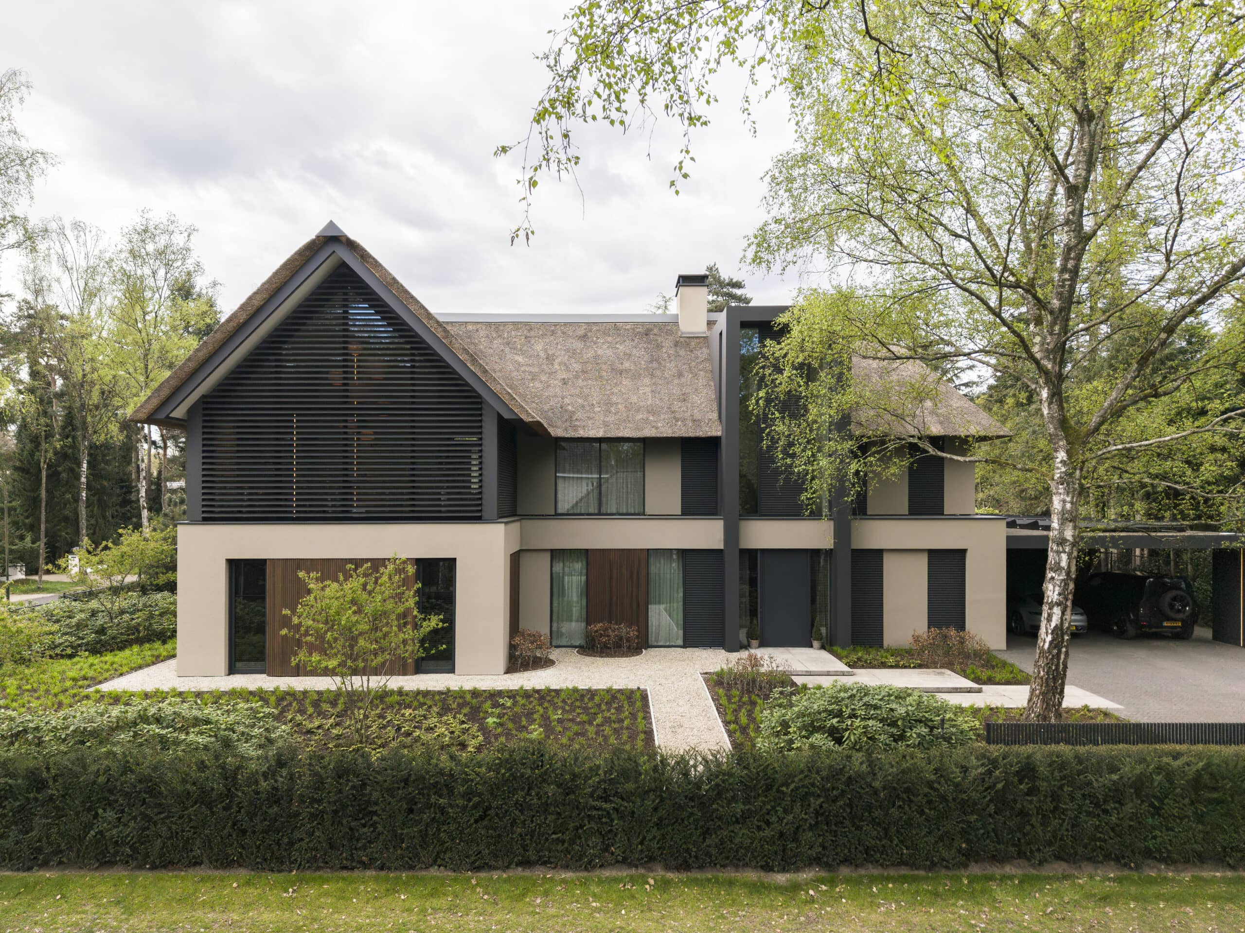 Villa voorkant vooraanzicht